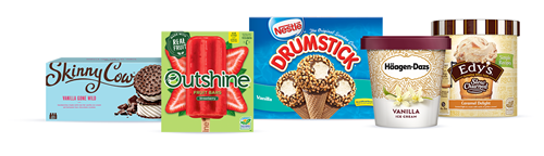 Selection of Froneri Ice Creams